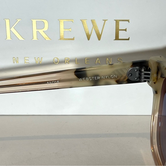 NWT KREWE Webster Nylon Sunglasses Oyster to Pearl Color - Picture 8 of 12